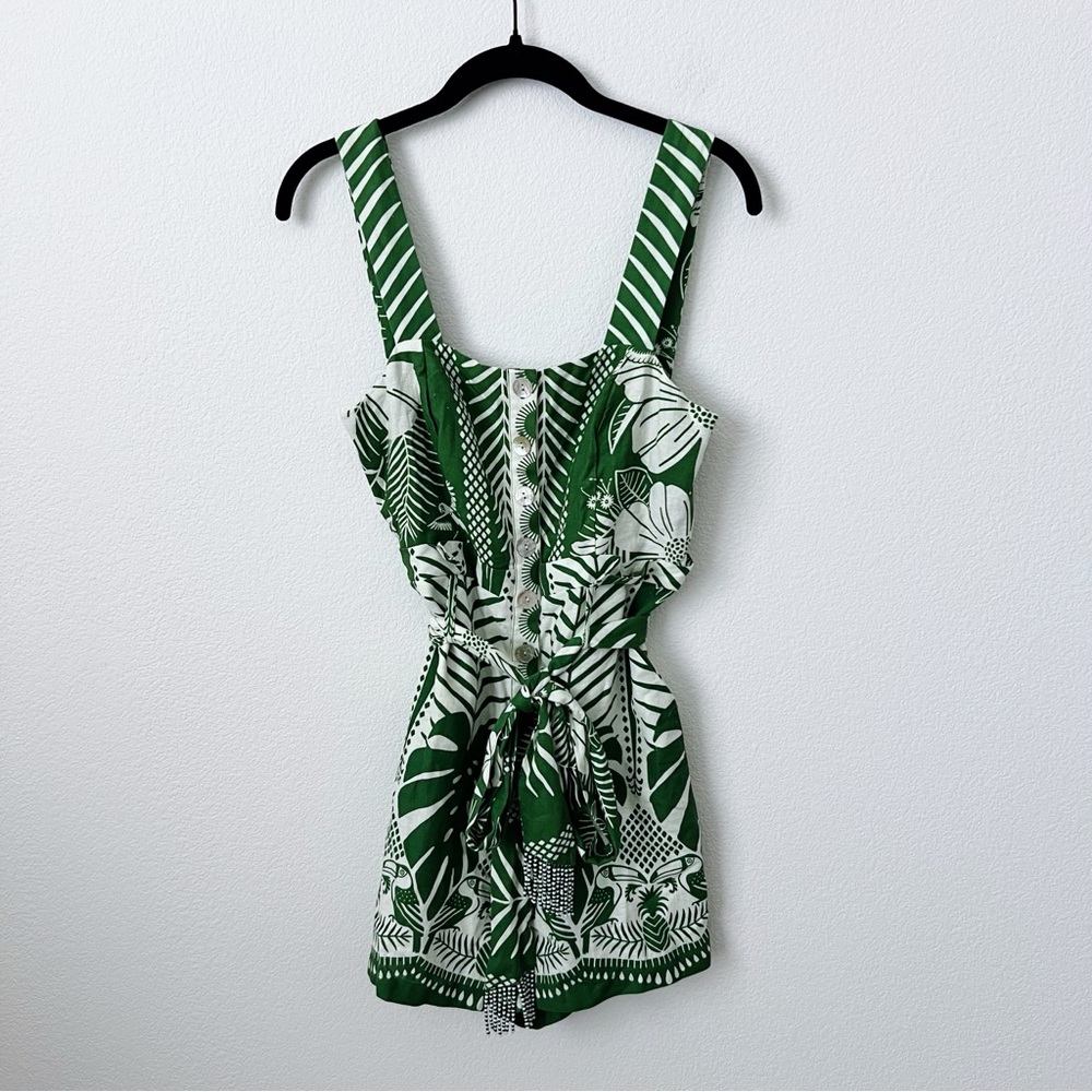 Farm Rio Macaw Elegance Romper